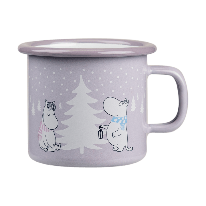 Moomin emaljekopp 25 cl, Snowfall Muurla