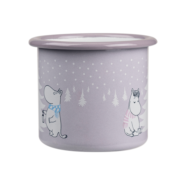 Moomin emaljekopp 25 cl, Snowfall Muurla