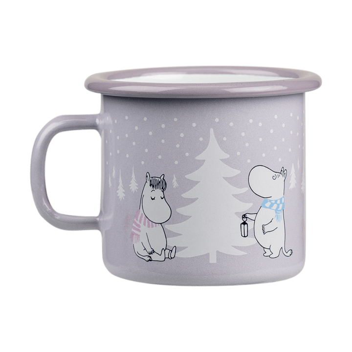 Moomin emaljekopp 25 cl, Snowfall Muurla