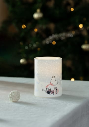 Moomin kubbelys LED 10 cm - Let it snow - Muurla