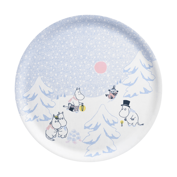 Mummi brikke Ø35 cm - Let it snow - Muurla