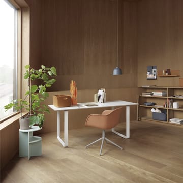 70/70 spisebord 170 x 85 cm - Oak veneer-Plywood-Grey - Muuto