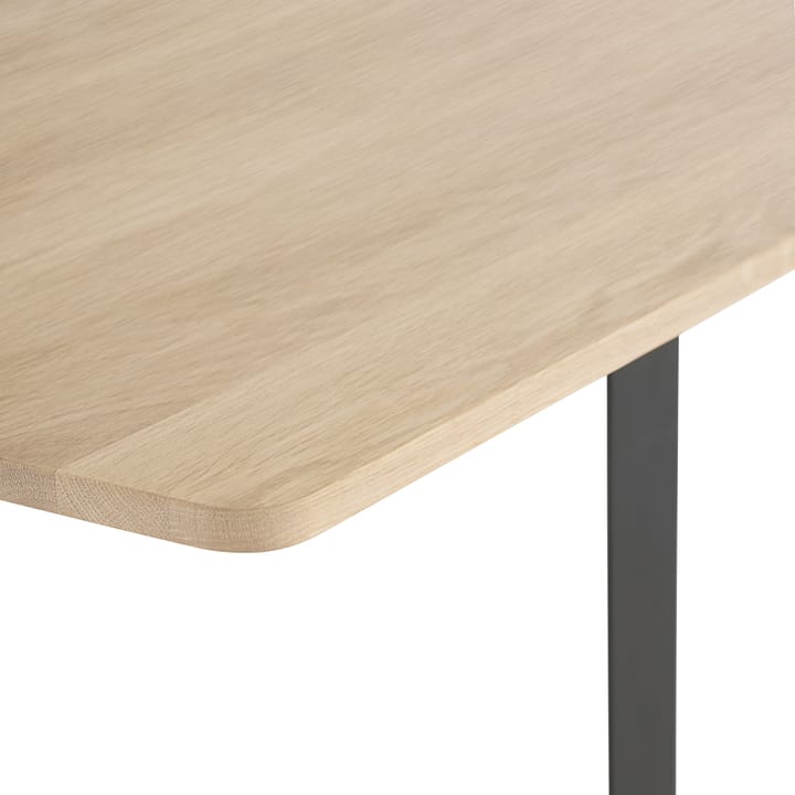 70/70 spisebord 170 x 85 cm - Solid smoked oak-Black - Muuto