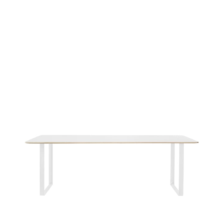 70/70 spisebord 225 x 90 cm - White laminate-Plywood-White - Muuto