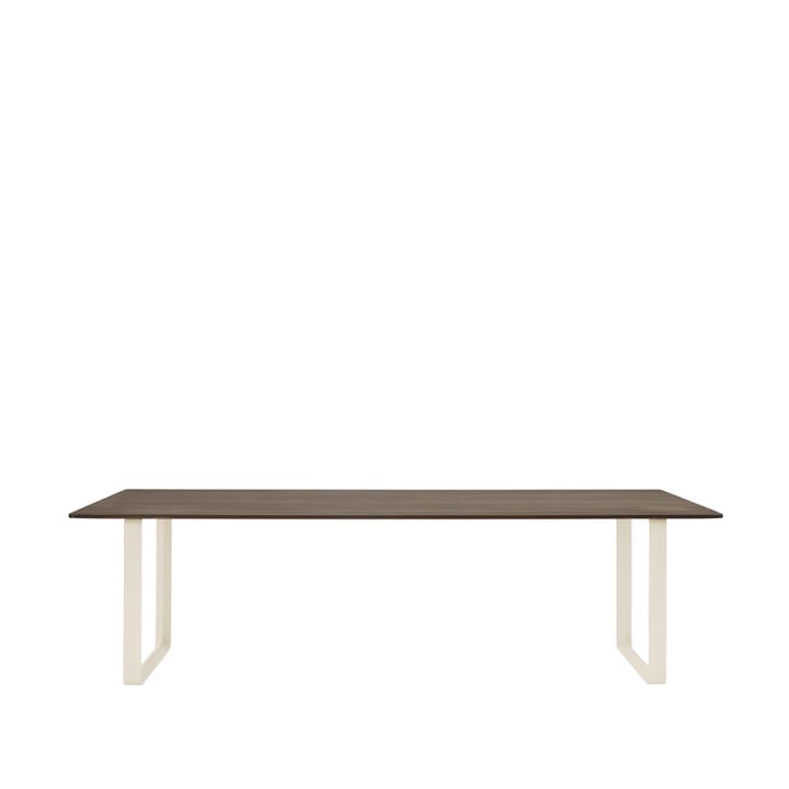 70/70 spisebord 255 x 108 cm - Solid smoked oak-Sand - Muuto