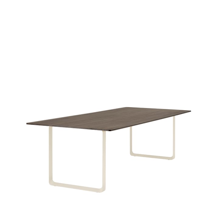 70/70 spisebord 255 x 108 cm - Solid smoked oak-Sand - Muuto