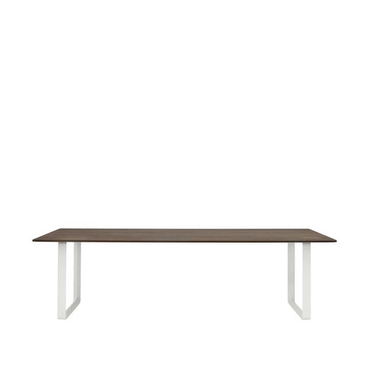 70/70 spisebord 255 x 108 cm - Solid smoked oak-White - Muuto