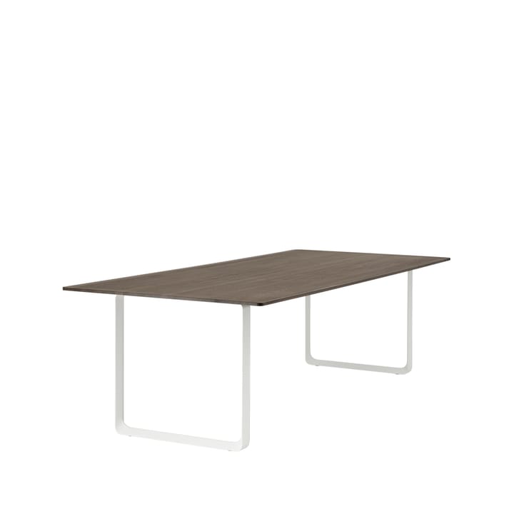 70/70 spisebord 255 x 108 cm - Solid smoked oak-White - Muuto