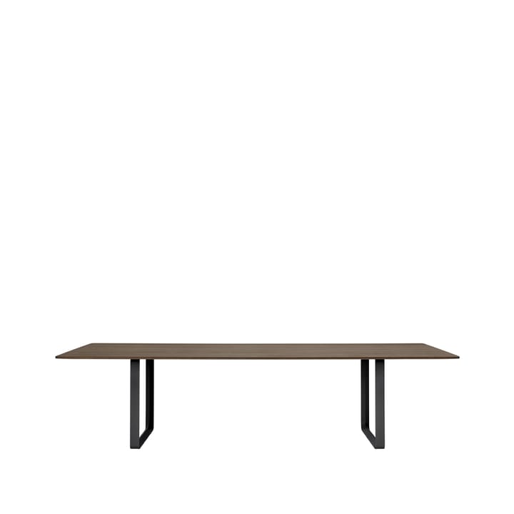 70/70 spisebord 295 x 108 cm - Solid smoked oak-Black - Muuto