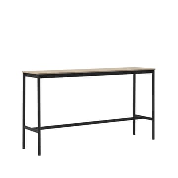 Base High barbord - oak, sort stativ, plywoodkant, b 50 l 190 h 105 - Muuto