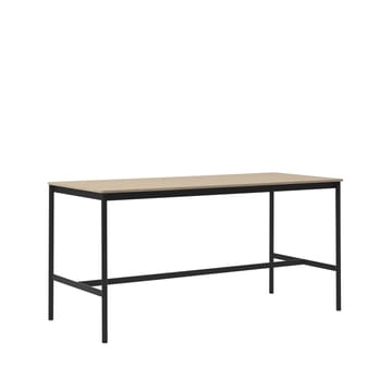 Base High barbord - oak, sort stativ, plywoodkant, b 85 l 190 h 95 - Muuto