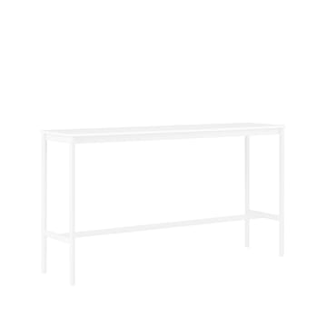 Base High barbord - white laminate, hvitt stativ, abs kant, b 50 l 190 h 105 - Muuto