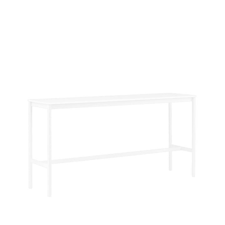 Base High barbord - white laminate, hvitt stativ, abs kant, b 50 l 190 h 95 - Muuto