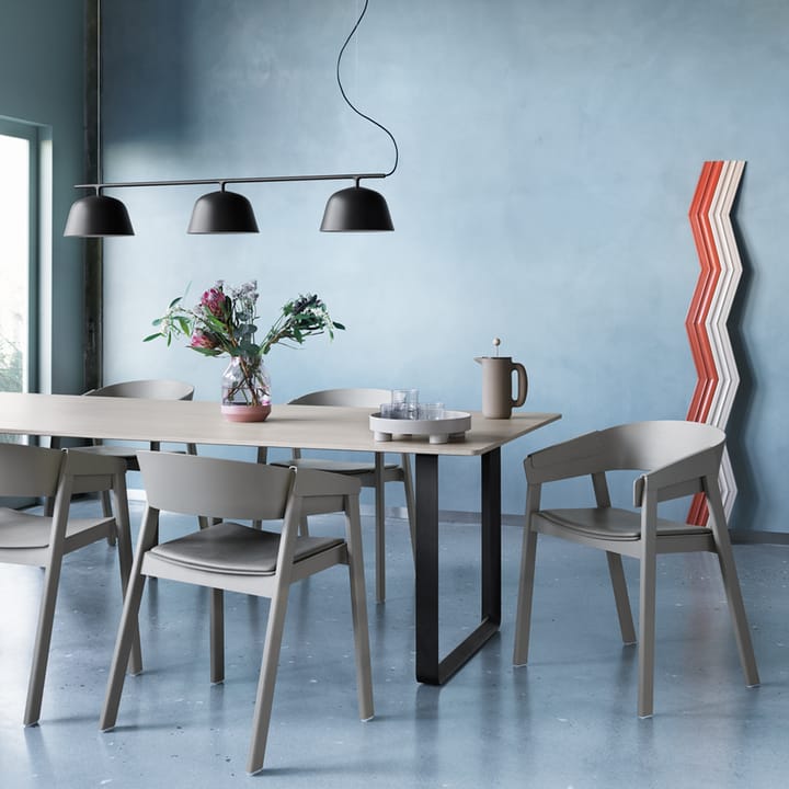 Cover karmstol trukket sete, Remix 183-black Muuto