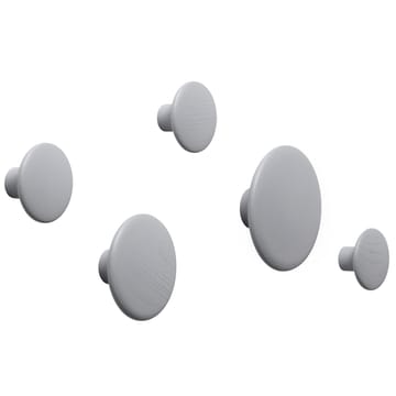 Dots klesknagg grå 1-pack - Ø9 cm - Muuto