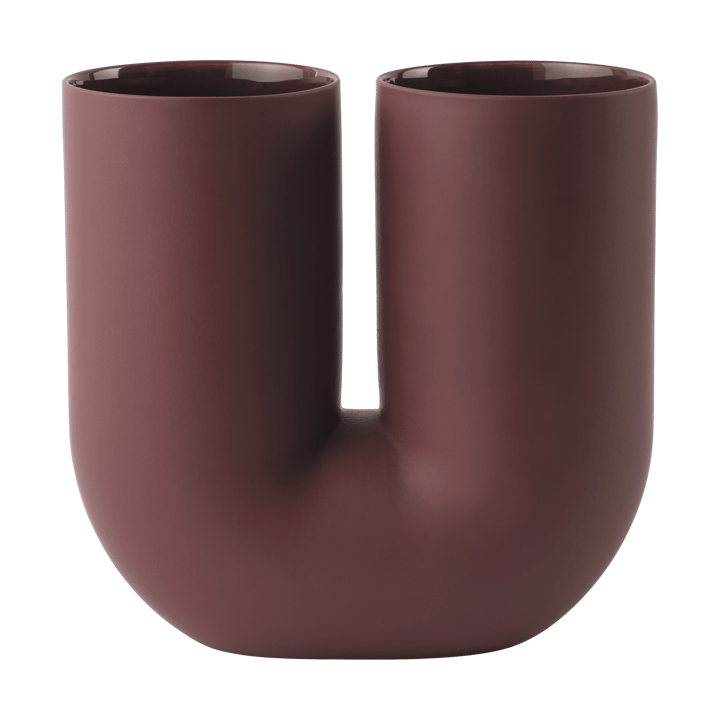 Kink vase 26 cm - Deep red - Muuto