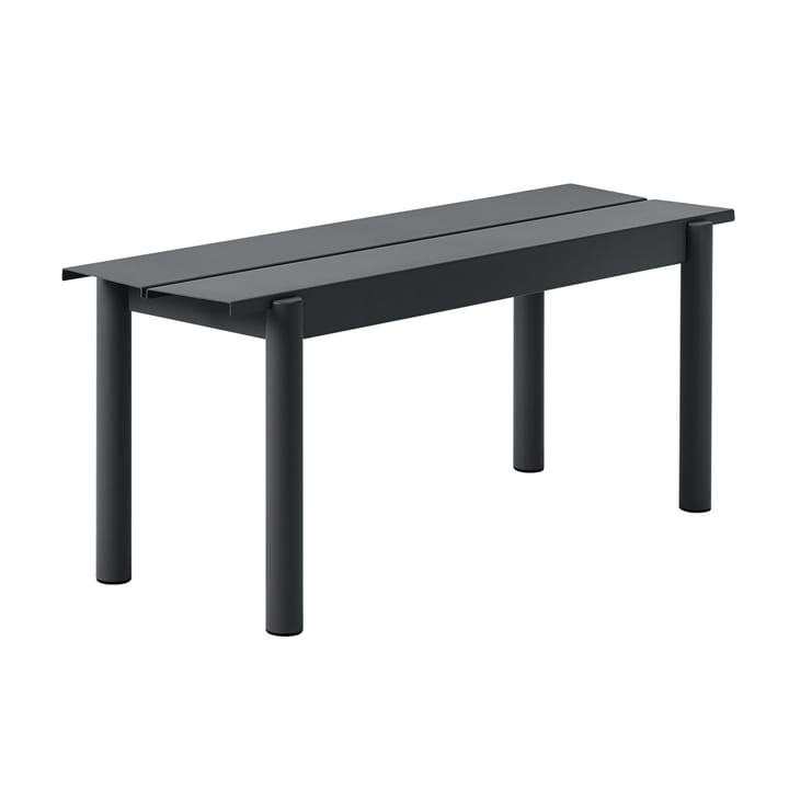 Linear Steel Bench benk 110x34 cm - Black - Muuto