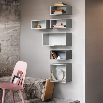 Mini Stacked oppbevaringssystem large - lysegrå - Muuto