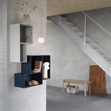 Mini Stacked oppbevaringssystem medium - lysegrå - Muuto