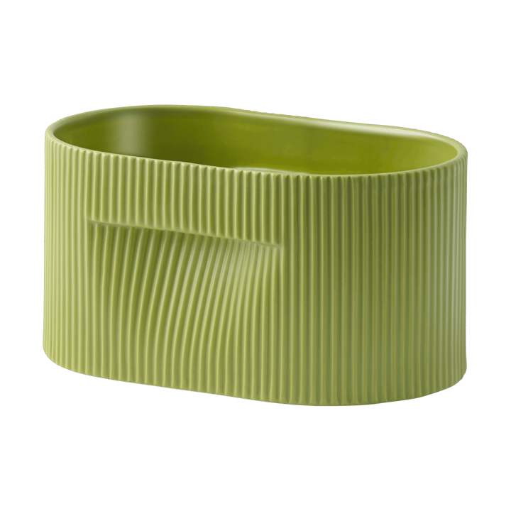 Ridge krukke 13 cm - Moss green - Muuto