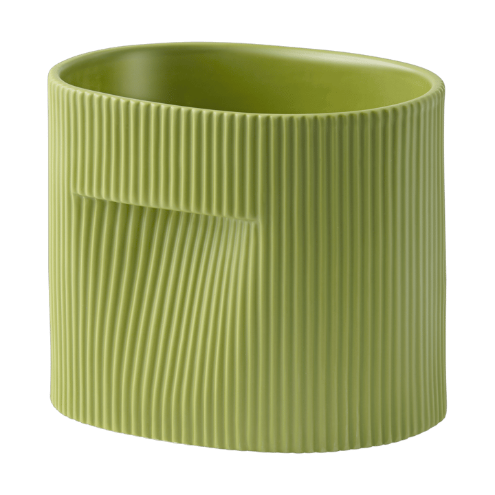 Ridge krukke 15 cm - Moss green - Muuto