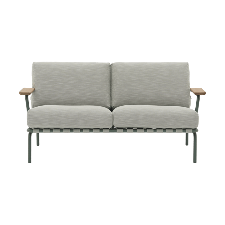 Settle 2-seters sofa - Ribbed Weave 2 Dark green - Muuto