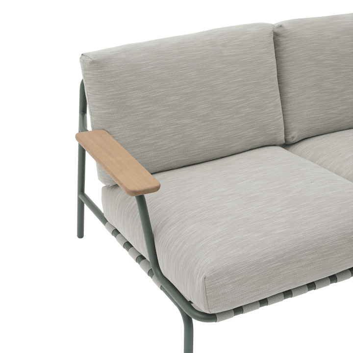 Settle 2-seters sofa, Ribbed Weave 2 Dark green Muuto