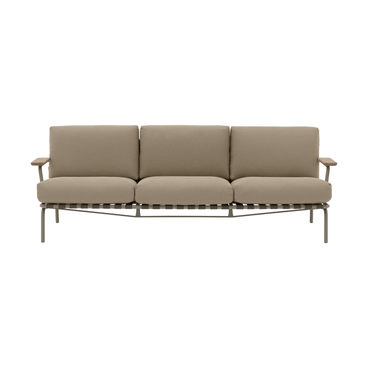 Settle 3-seters sofa - Ribbed Weave 5 Taupe - Muuto