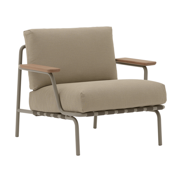 Settle Lounge Chair loungestol - Ribbed Weave 5 Taupe - Muuto