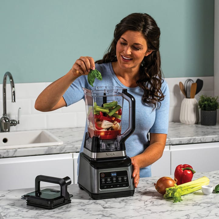 Ninja BN800 3-i-1 foodprosessor & blender med Auto-iQ, Svart Ninja