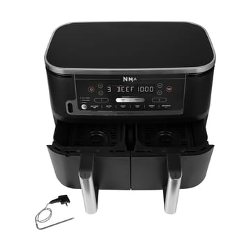 Ninja Foodi Max AF451 Airfryer Dual Zone med termometer 9,5 L - Svart - Ninja