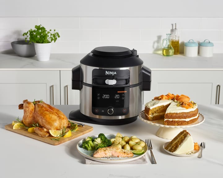 Ninja Foodi OL550 11-i-1 ONE-Lid multicooker 6 L, Rustfritt stål Ninja