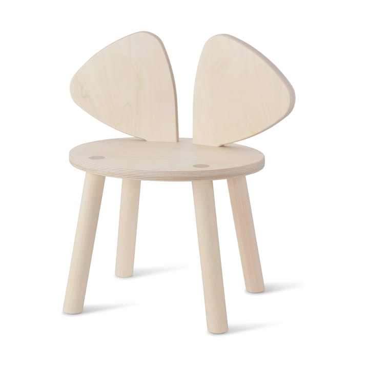Mouse Chair barnestol - Hvitpigmentert - Nofred