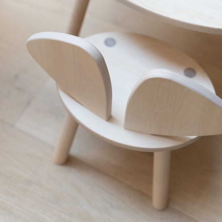 Mouse Chair barnestol - Hvitpigmentert - Nofred