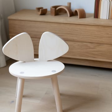 Mouse Chair barnestol - Hvitpigmentert - Nofred