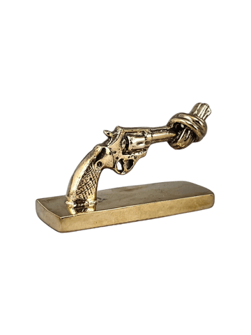 Knotted Gun mini 7 cm - Bronse - Non Violence