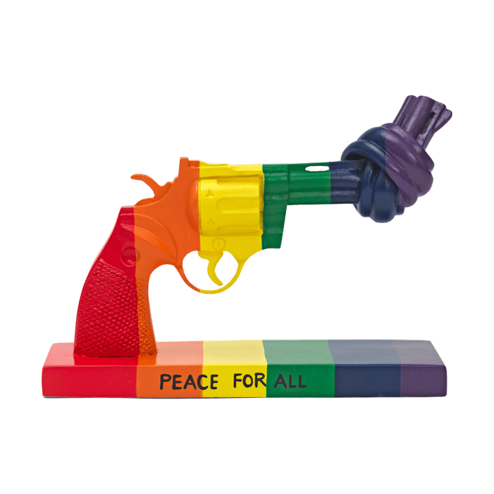 Peace for All dekorasjon 19 cm - Multi - Non Violence