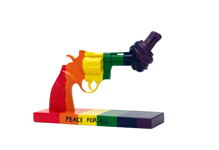 Peace for All dekorasjon 19 cm - Multi - Non Violence