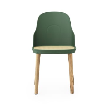 Allez molded wicker stol - Park green-eik - Normann Copenhagen