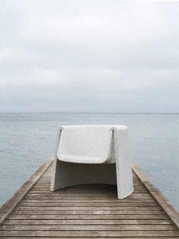 Bit Lounge Chair lenestol - Hvit - Normann Copenhagen