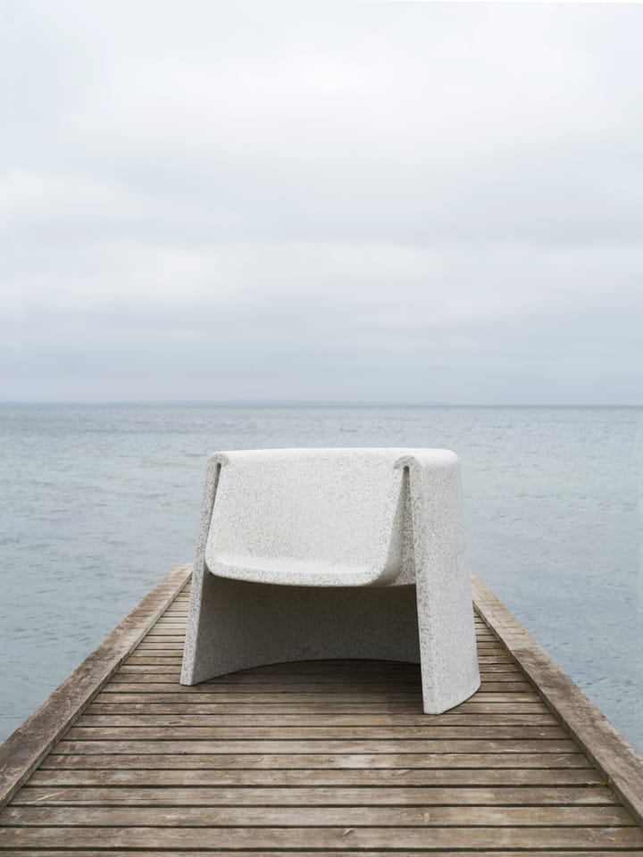 Bit Lounge Chair lenestol - Hvit - Normann Copenhagen