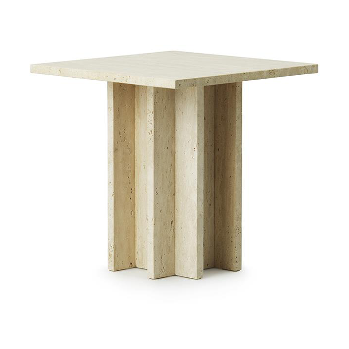 Bilde av Normann Copenhagen Edge sofabord small Travertine