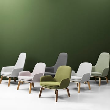 Era Low loungestol - skinn tango sort - Normann Copenhagen