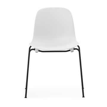 Form Chair stablebar stol svarte ben 2-pakning, Hvit - undefined - Normann Copenhagen