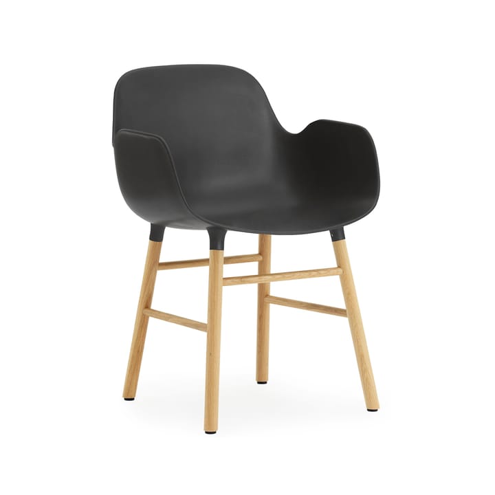 Form karmstol - black, eikeben - Normann Copenhagen