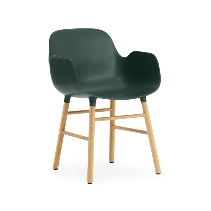 Form karmstol - green, eikeben - Normann Copenhagen