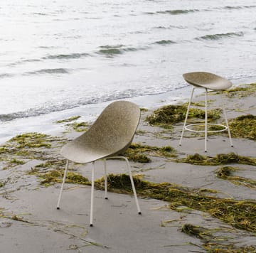 Mat Barstool barstol 65 cm - Seaweed-cream steel - Normann Copenhagen