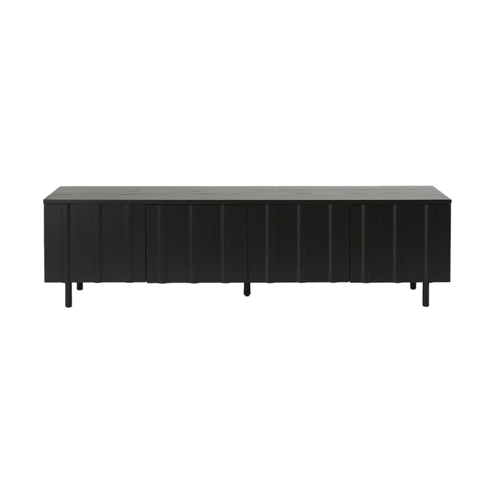 Rib skjenk lav - Soft Black - Normann Copenhagen