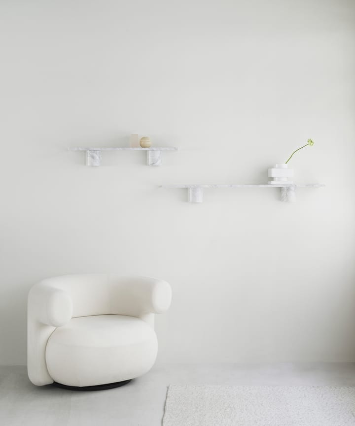 Sten Shelf hylle 120 cm - White marble - Normann Copenhagen