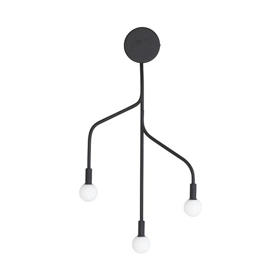 Bilde av Normann Copenhagen Vekst Vegglampe Svart